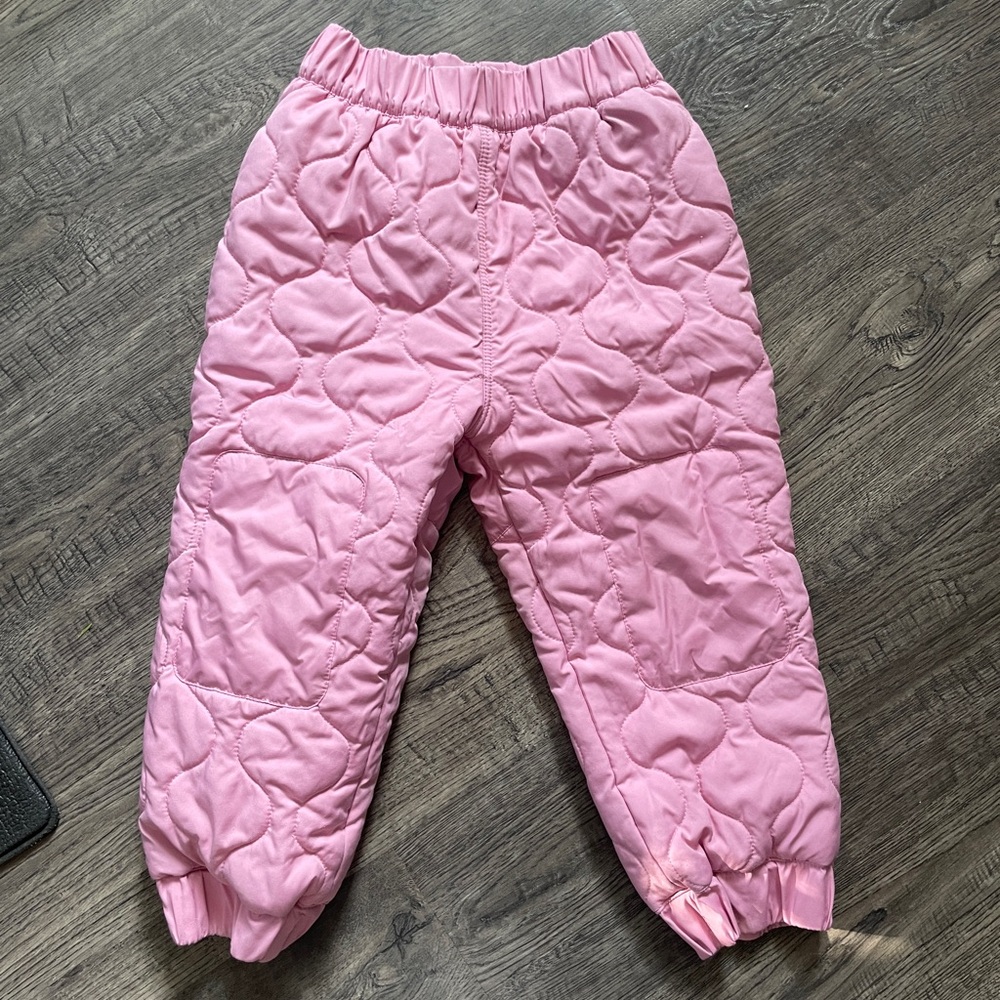 Patagonia Pink Quilted Puff Joggers